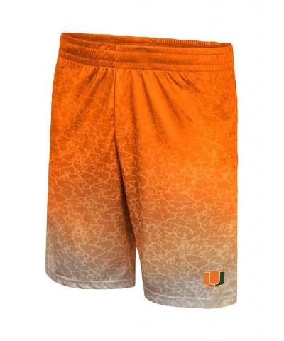 Men's Orange Miami Hurricanes Walter Shorts $25.49 Shorts