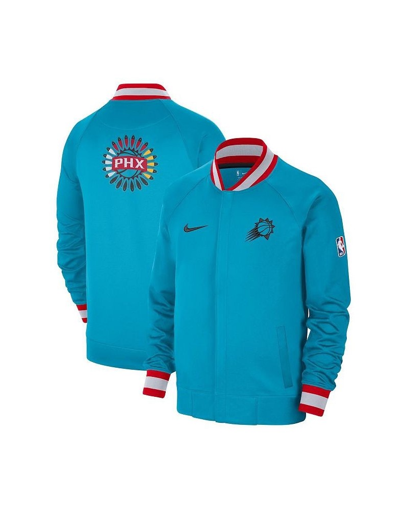 Men's Turquoise, Black Phoenix Suns 2022/23 City Edition Showtime Thermaflex Full-Zip Jacket $77.00 Jackets