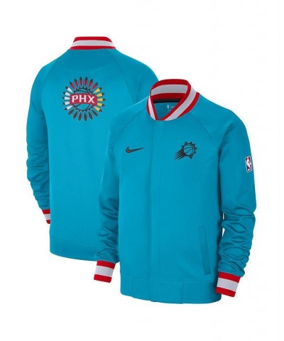 Men's Turquoise, Black Phoenix Suns 2022/23 City Edition Showtime Thermaflex Full-Zip Jacket $77.00 Jackets