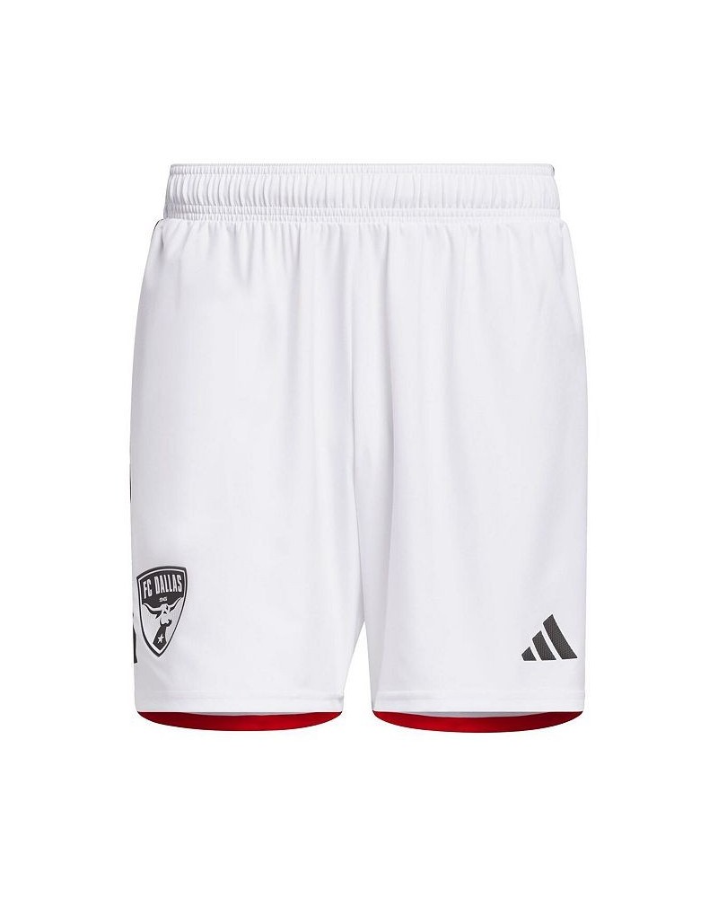 Men's White FC Dallas 2023 Away AEROREADY Authentic Shorts $37.79 Shorts