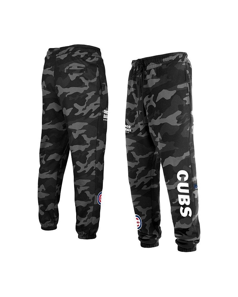 Men's Black Chicago Cubs Camo Jogger Pants $32.00 Pants