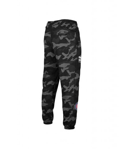 Men's Black Chicago Cubs Camo Jogger Pants $32.00 Pants