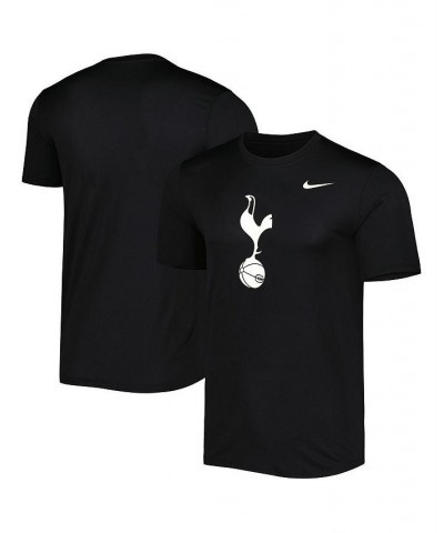 Men's Black Tottenham Hotspur Primary Logo Legend Performance T-shirt $19.35 T-Shirts