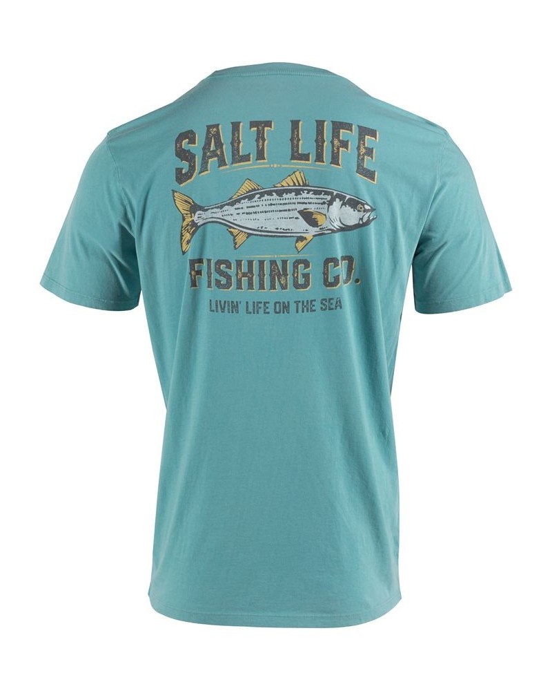 Men's Life on the Sea Graphic T-Shirt Green $22.00 T-Shirts