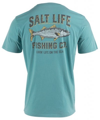 Men's Life on the Sea Graphic T-Shirt Green $22.00 T-Shirts