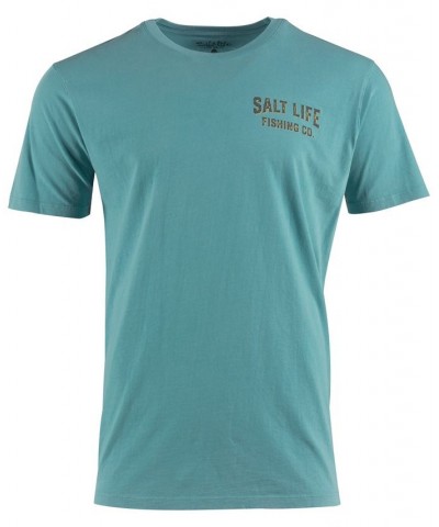 Men's Life on the Sea Graphic T-Shirt Green $22.00 T-Shirts