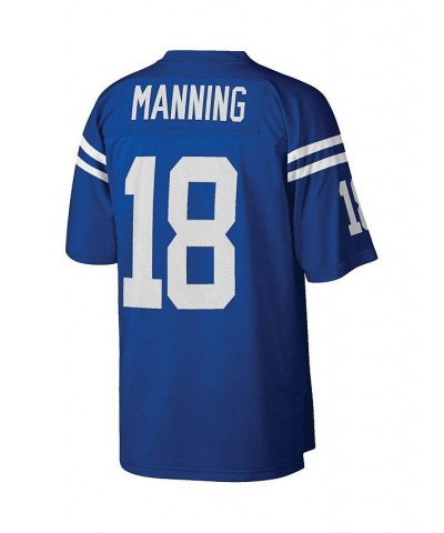 Men's Peyton Manning Royal Indianapolis Colts Big and Tall 1998 Retired Player Replica Jersey $64.60 Jersey