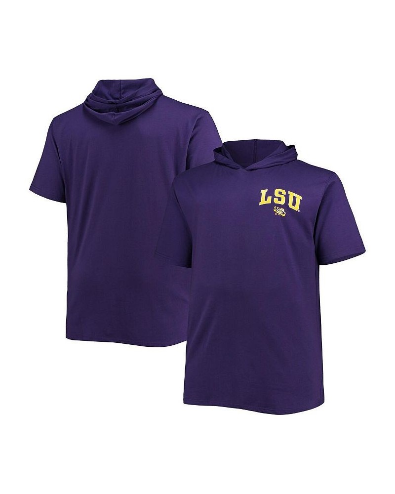 Men's Purple LSU Tigers Big and Tall Team Hoodie T-shirt $20.50 T-Shirts