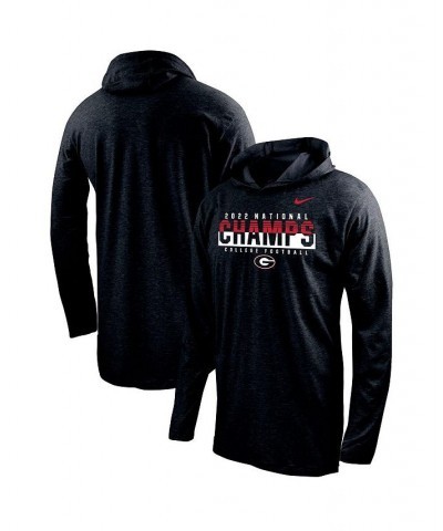 Men's Black Georgia Bulldogs College Football Playoff 2022 National Champions Long Sleeve Hoodie T-shirt $36.84 T-Shirts