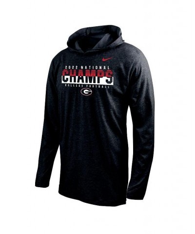 Men's Black Georgia Bulldogs College Football Playoff 2022 National Champions Long Sleeve Hoodie T-shirt $36.84 T-Shirts