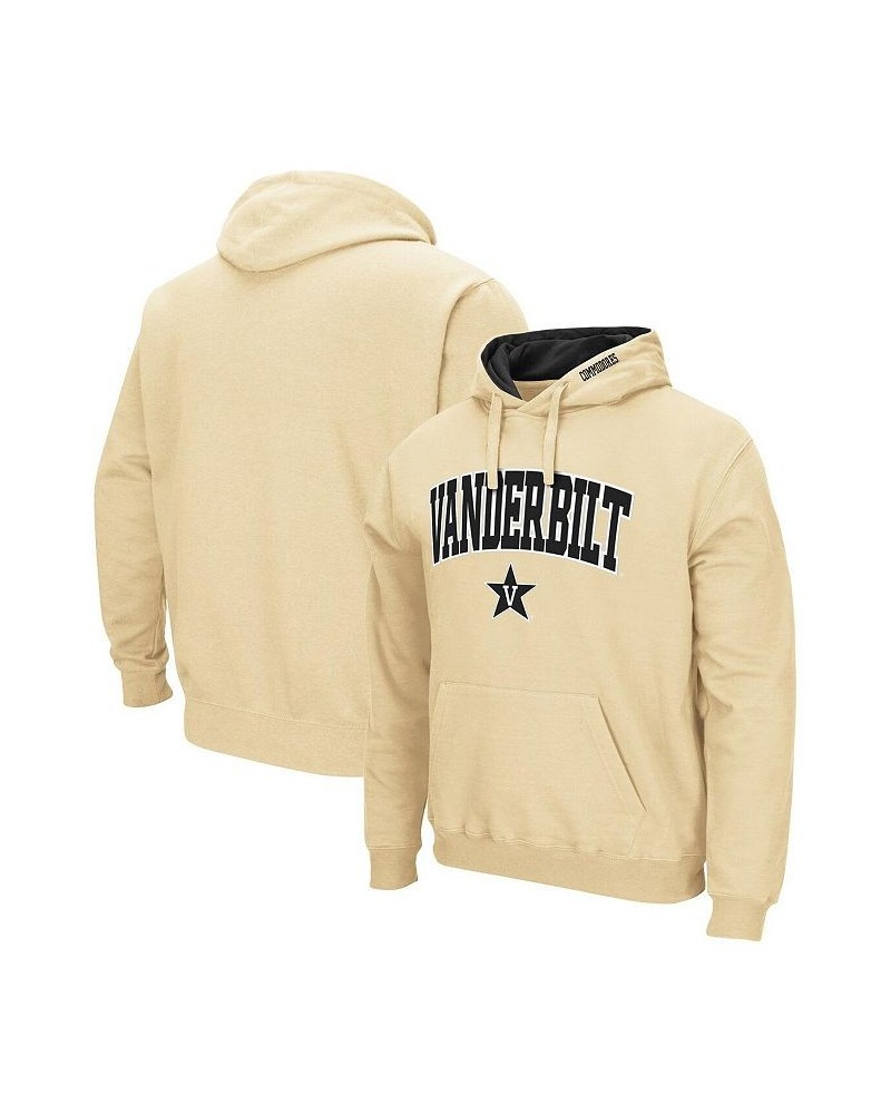 Men's Gold Vanderbilt Commodores Arch and Logo Pullover Hoodie $28.59 Sweatshirt