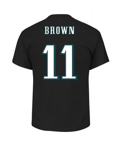 Men's A.J. Brown Black Philadelphia Eagles Super Bowl LVII Big and Tall Name and Number T-shirt $29.06 T-Shirts