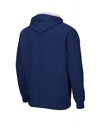 Men's Navy Rice Owls Arch and Logo 3.0 Full-Zip Hoodie $27.60 Sweatshirt