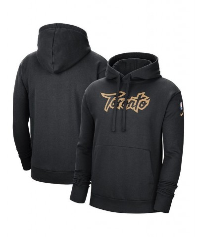 Men's Black Toronto Raptors 2021/22 City Edition Essential Logo Pullover Hoodie $25.42 Sweatshirt