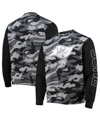 Men's Black Tampa Bay Buccaneers Camo Long Sleeve T-shirt $26.95 T-Shirts