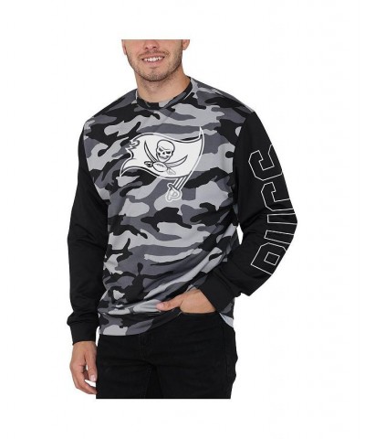 Men's Black Tampa Bay Buccaneers Camo Long Sleeve T-shirt $26.95 T-Shirts