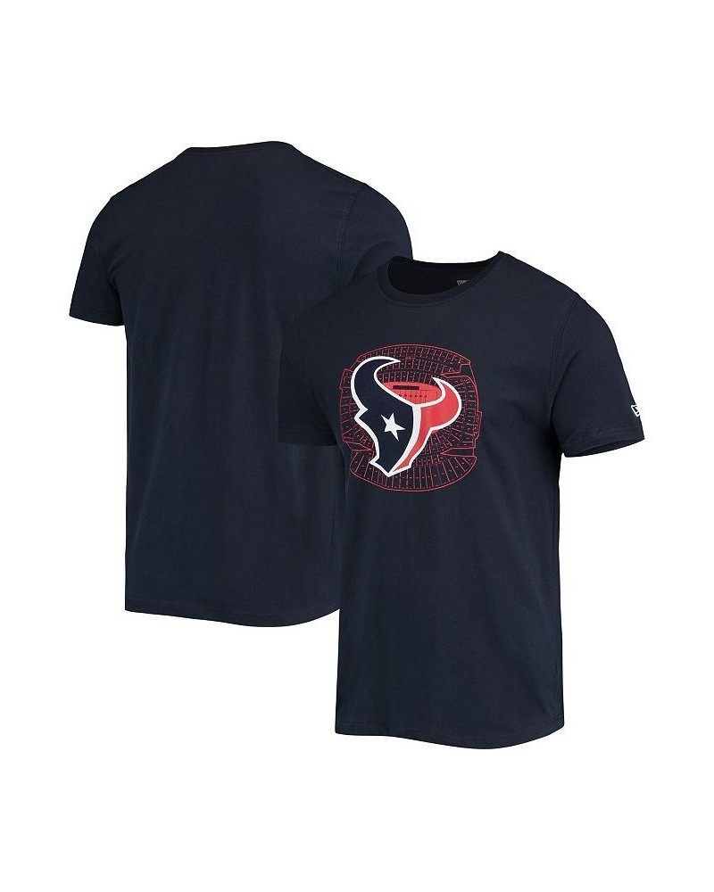 Men's Navy Houston Texans Stadium T-shirt $15.17 T-Shirts