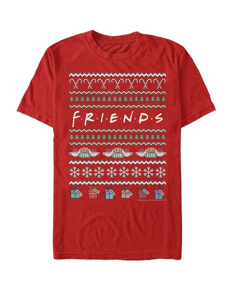 Men's Friends Logo Short Sleeve T-shirt Red $19.94 T-Shirts