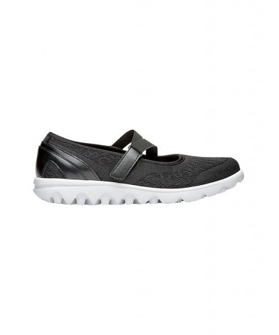 Women's Travelactive Mary Jane Sneaker Black $30.00 Shoes