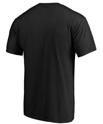 Men's Black New Orleans Saints Big and Tall Team Logo Lockup T-shirt $21.08 T-Shirts