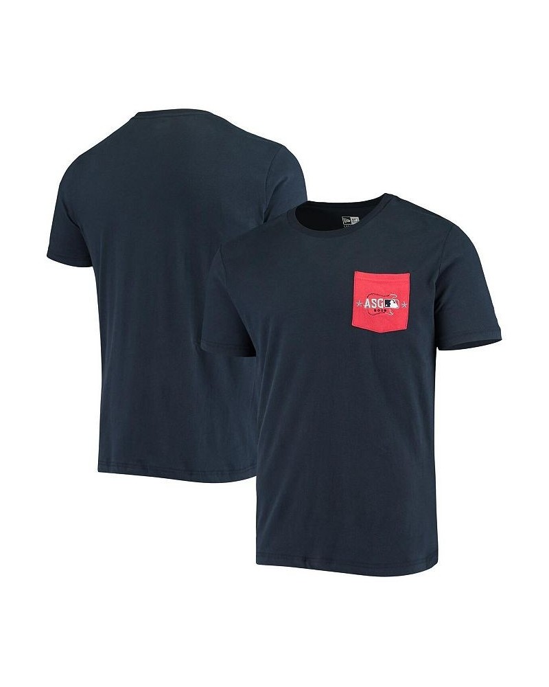 Men's Navy MLB 2019 All-Star Game Pocket T-shirt $18.00 T-Shirts