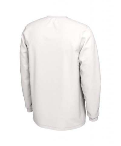 Men's Brand White Marquette Golden Eagles Ball In Bench Long Sleeve T-shirt $29.49 T-Shirts