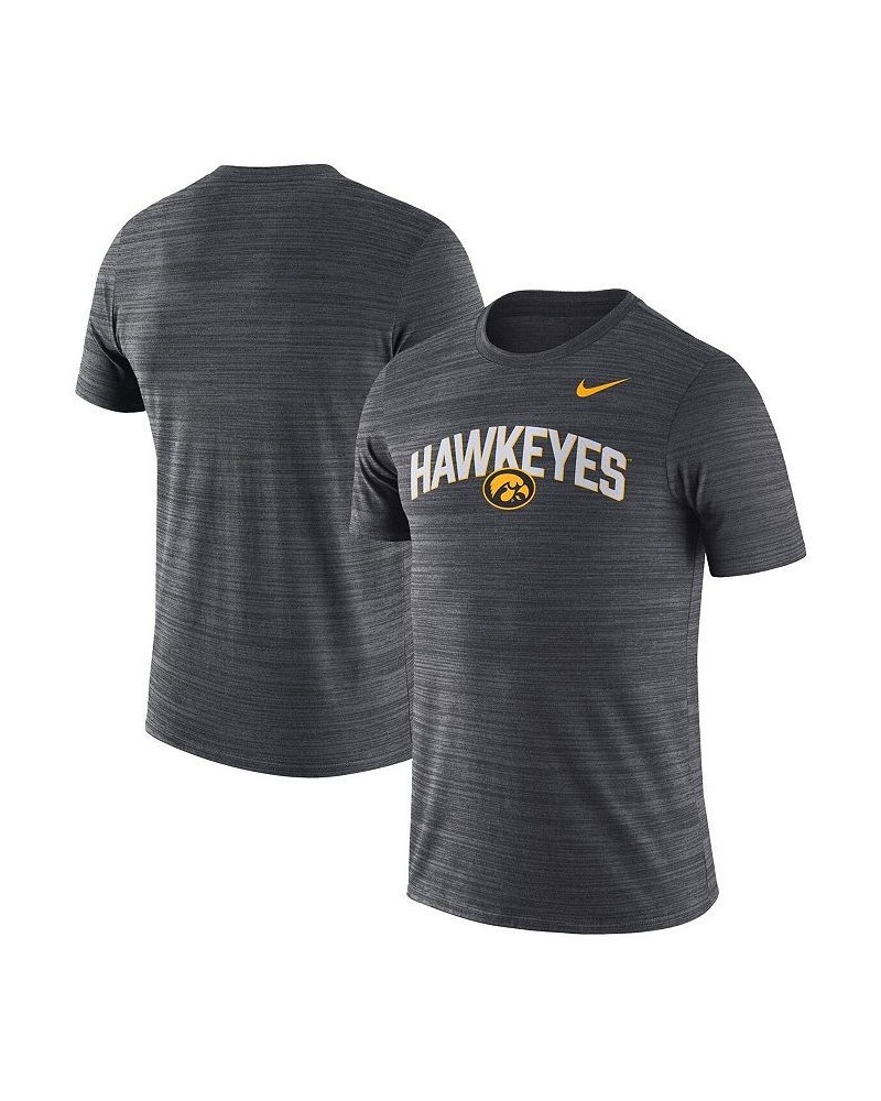 Men's Black Iowa Hawkeyes 2022 Game Day Sideline Velocity Performance T-shirt $29.99 T-Shirts