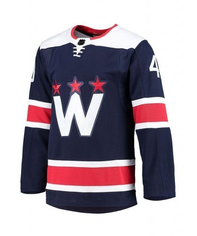 Men's Tom Wilson Navy Washington Capitals 2020/21 Alternate Primegreen Authentic Pro Player Jersey $105.60 Jersey