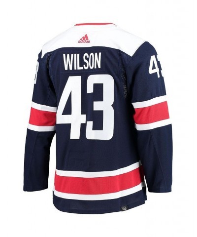 Men's Tom Wilson Navy Washington Capitals 2020/21 Alternate Primegreen Authentic Pro Player Jersey $105.60 Jersey