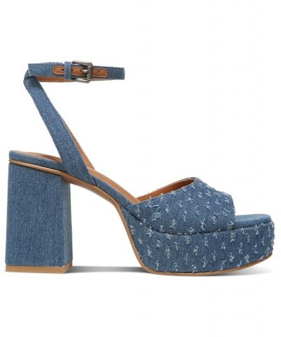 Women's Priya Two-Piece Strappy Platform Sandals PD02 $37.80 Shoes