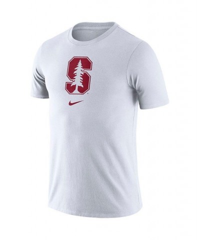 Men's White Stanford Cardinal Essential Logo T-shirt $17.59 T-Shirts