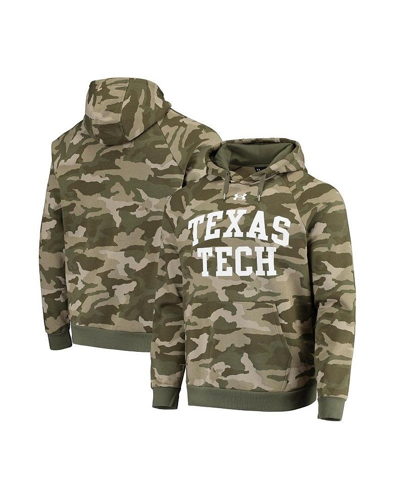 Men's Camo Texas Tech Red Raiders All Day Raglan Pullover Hoodie $37.50 Sweatshirt