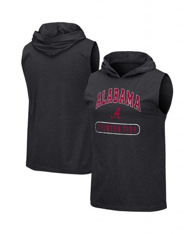 Men's Black Alabama Crimson Tide Varsity Team Hoodie Tank Top $19.60 T-Shirts