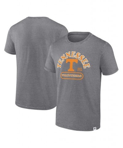 Men's Branded Heather Gray Tennessee Volunteers Old-School Pill Enzyme Washed T-shirt $26.54 T-Shirts