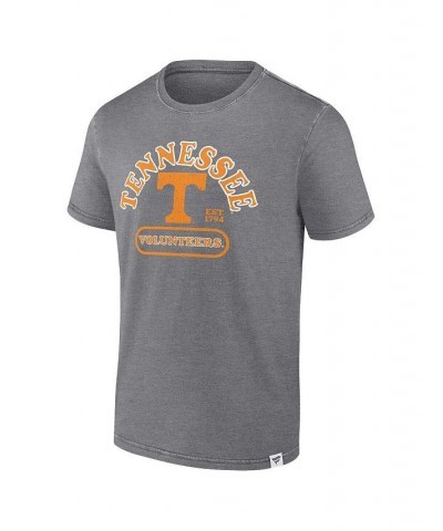 Men's Branded Heather Gray Tennessee Volunteers Old-School Pill Enzyme Washed T-shirt $26.54 T-Shirts