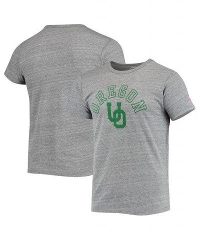 Men's Heathered Gray Oregon Ducks Tide Seal Nuevo Victory Falls Tri-Blend T-shirt $26.99 T-Shirts