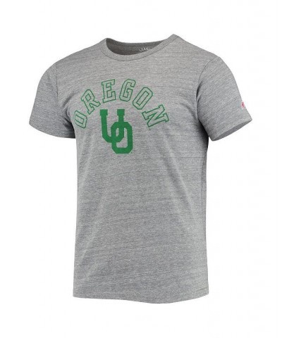 Men's Heathered Gray Oregon Ducks Tide Seal Nuevo Victory Falls Tri-Blend T-shirt $26.99 T-Shirts