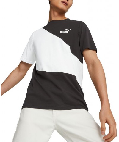 Men's Colorblocked Crewneck T-Shirt & Shorts Black $15.28 T-Shirts