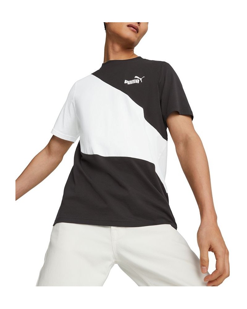 Men's Colorblocked Crewneck T-Shirt & Shorts Black $15.28 T-Shirts