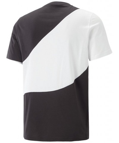 Men's Colorblocked Crewneck T-Shirt & Shorts Black $15.28 T-Shirts