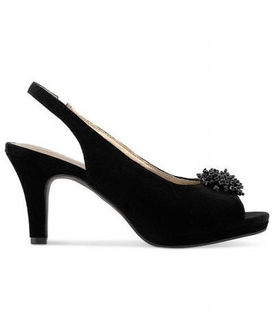 Breena Slingback Peep-Toe Pumps PD04 $35.78 Shoes