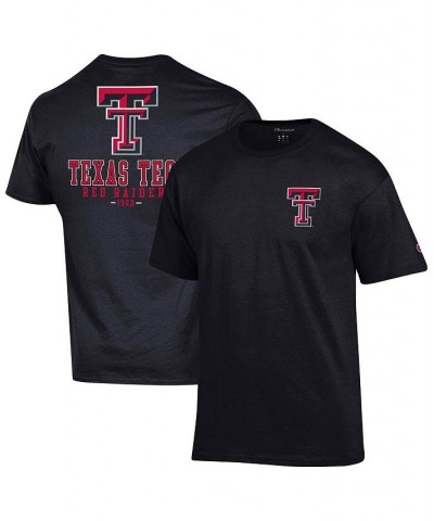 Men's Black Texas Tech Red Raiders Stack 2-Hit T-shirt $24.74 T-Shirts