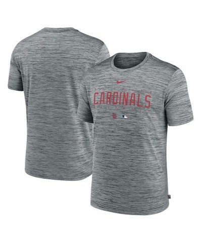 Men's Heather Gray St. Louis Cardinals Authentic Collection Velocity Performance Practice T-shirt $23.50 T-Shirts