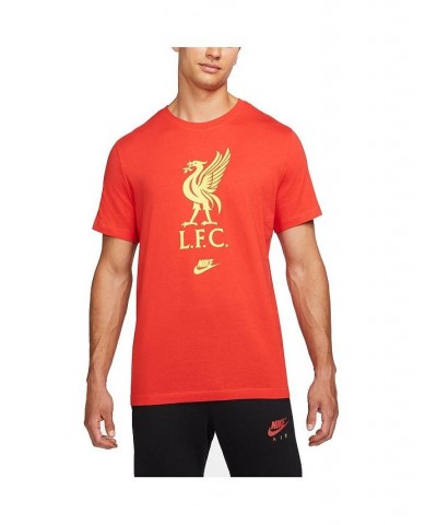 Men's Red Liverpool Crest T-shirt $23.59 T-Shirts