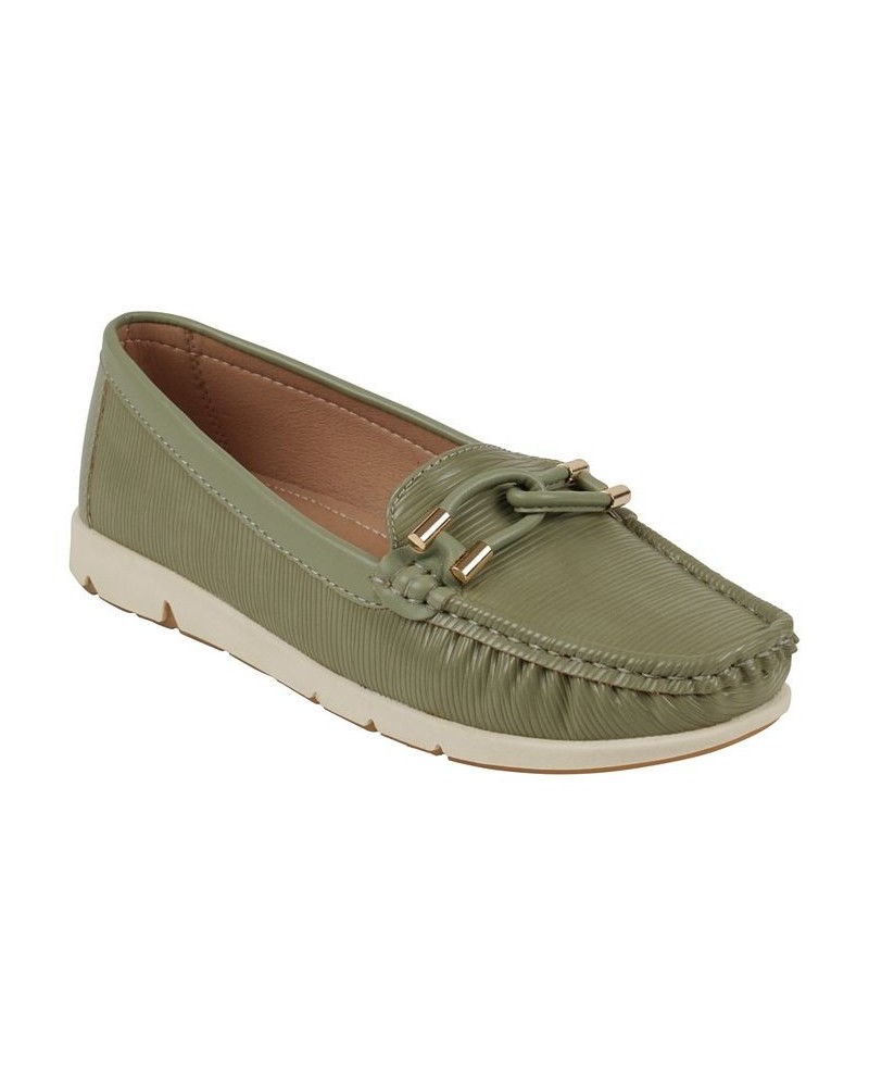 Women's Margie Flats Green $38.49 Shoes