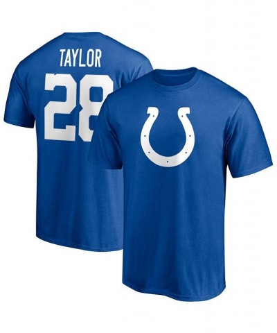 Men's Jonathan Taylor Royal Indianapolis Colts Player Icon Name and Number T-shirt $21.23 T-Shirts