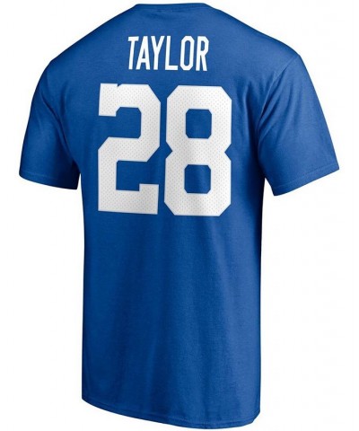 Men's Jonathan Taylor Royal Indianapolis Colts Player Icon Name and Number T-shirt $21.23 T-Shirts