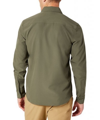 Men's Solid Performance Stretch Shirt PD04 $24.98 Shirts