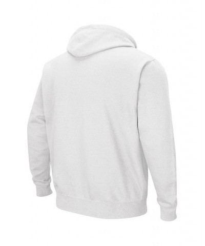 Men's White Texas A&M Aggies Arch & Logo 3.0 Pullover Hoodie $28.20 Sweatshirt