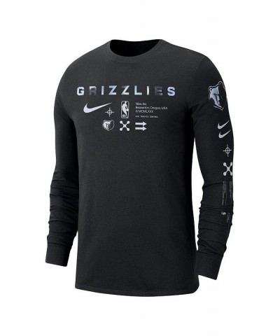 Men's Black Memphis Grizzlies Essential Air Traffic Control Long Sleeve T-shirt $27.55 T-Shirts